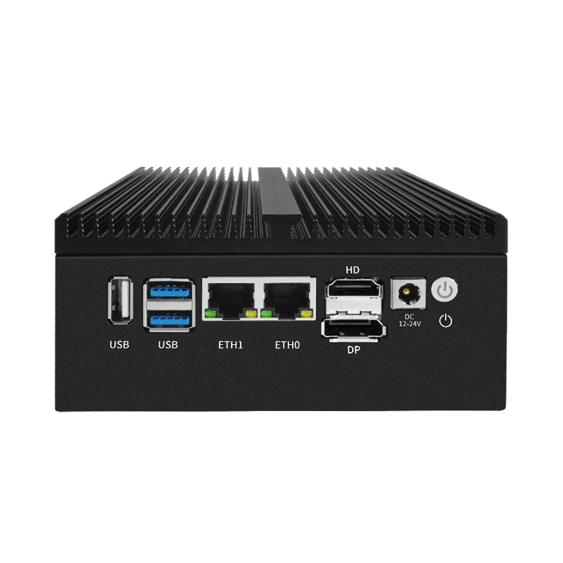 Factory Micro Firewall Appliance Intel N100 Quad Core Fanless Mini PC 2x10G SFP+ 2xi226-V 2.5G Network Gateway Soft Router PC