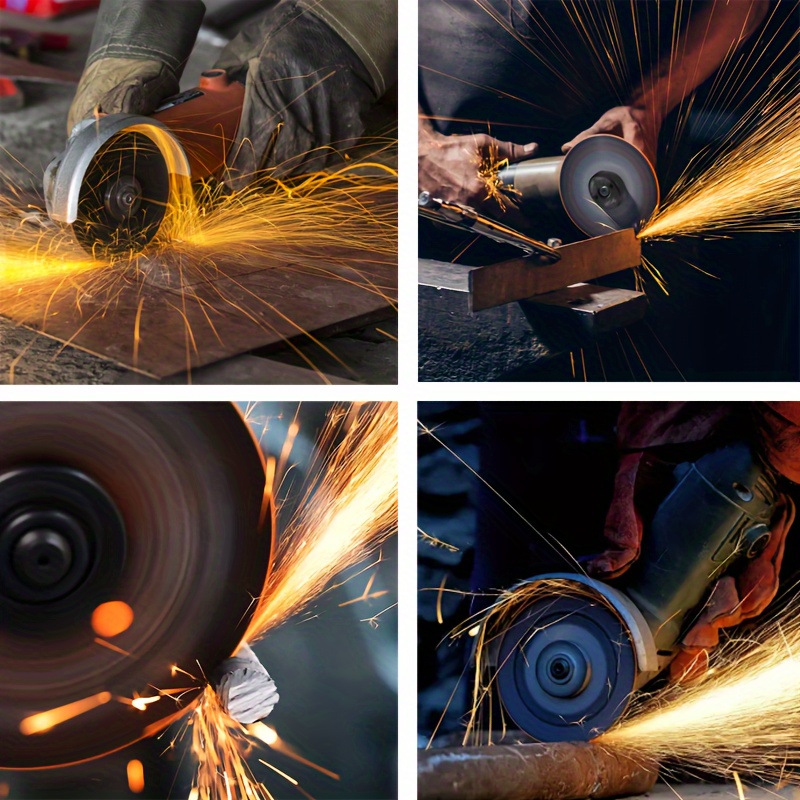 Lame de coupe en acier inoxydable, meuleuse d'angle, ponçage, scie, polissage, 5 pièces