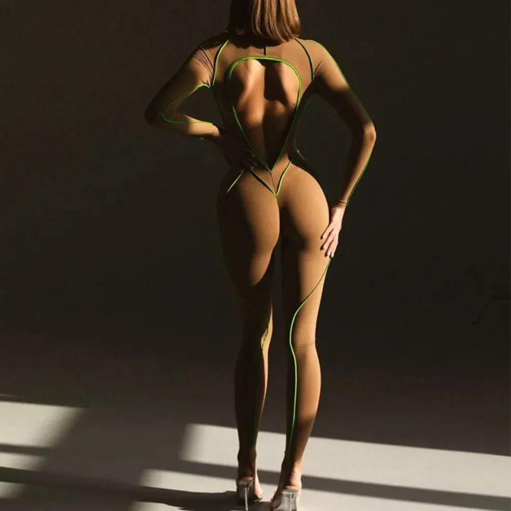 Farbe Patchwork Overall Frauen Sexy Backless Workout Fitness Einem Stück Strampler Beiläufige Dünne Weibliche Kurzarm Overall Outfits