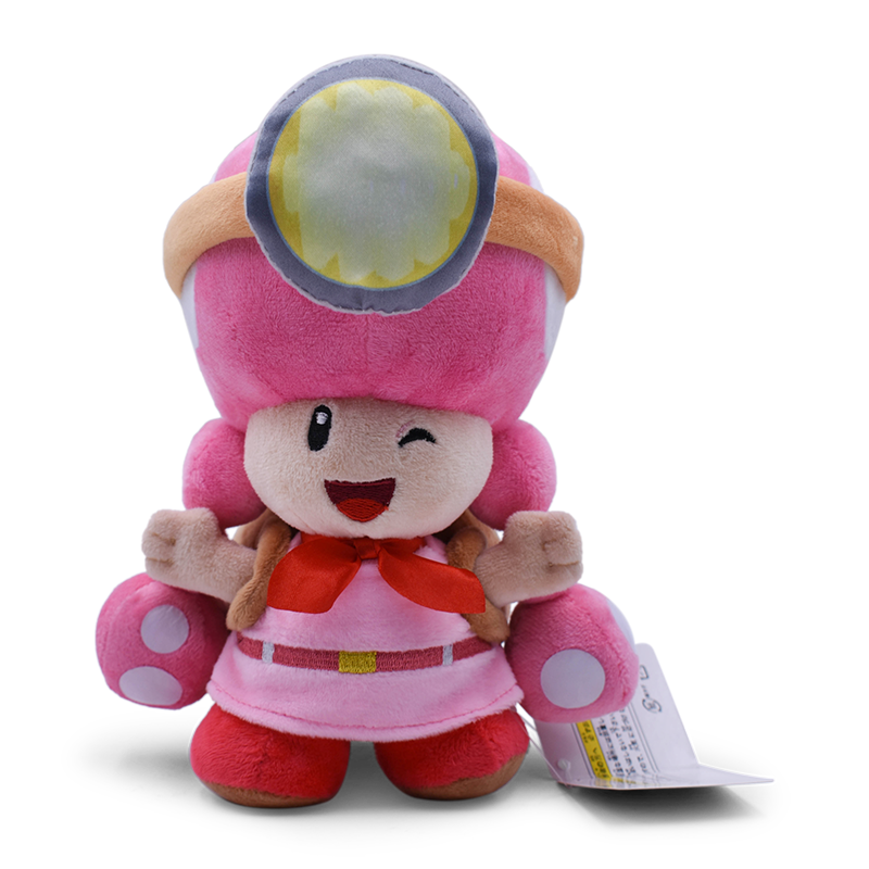 Gelb Blau Rot Grün Kröte Toadette Pilz Mario Bros Plüschtiere Gefüllte Puppe Stofftiere Geburtstagsgeschenk für Kinder