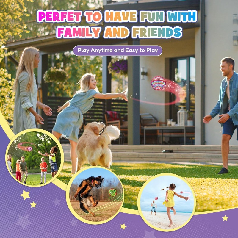 Brinquedo de bola de orbe voador 2025, girador de orb volador, órbita de drone de mão, girador voador com truques infinitos, brinquedos legais para brinquedos internos e externos