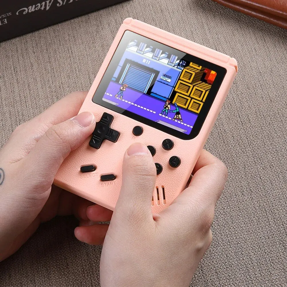 Console per videogiochi retrò con schermo LCD da 2,4 pollici Console per videogiochi portatile integrata da 400 pollici Regalo di Natale Natale