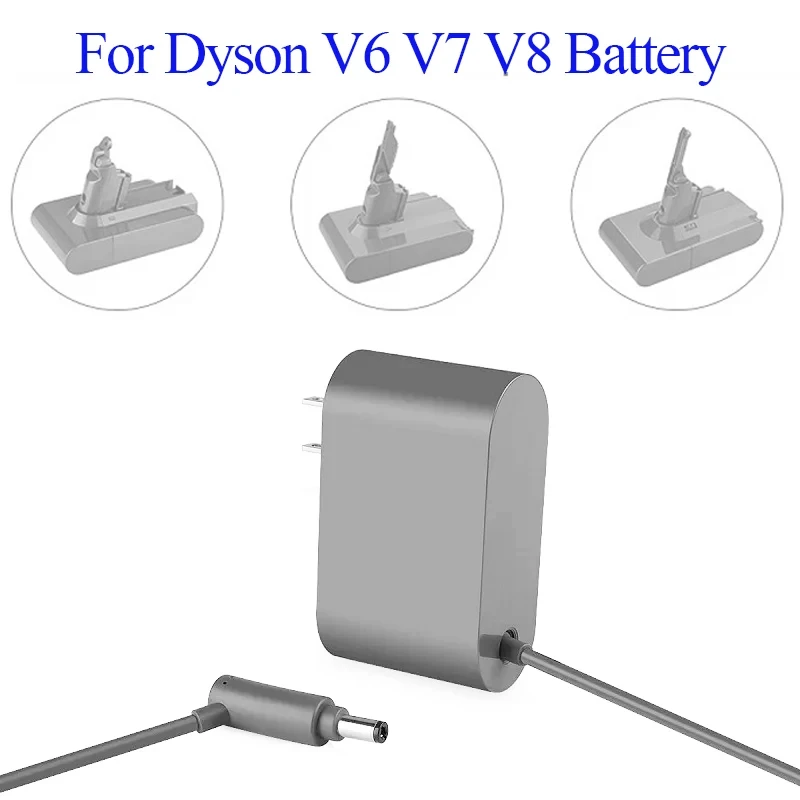 Adapter Ładowarka do Odkurzacza Dyson V6 V7 V8 Części Zamienne Bateria Litowo-Jonowa Przewód Zasilający