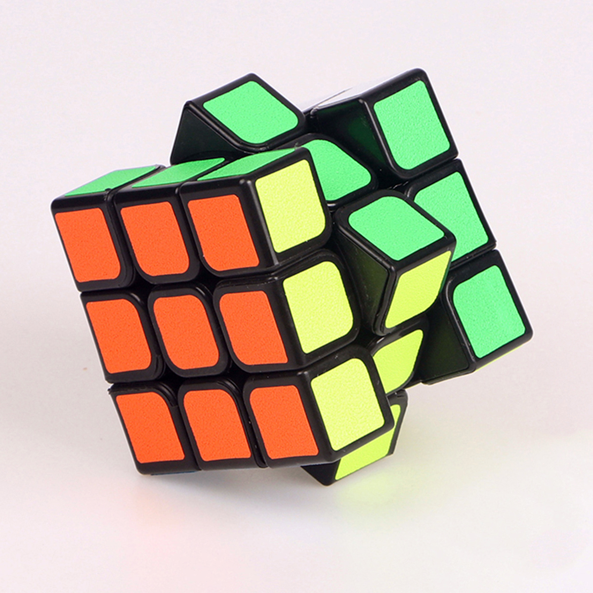 3x3x3 3d divertido alívio do estresse cérebro impulsionando quebra-cabeça profissional jogo de velocidade suave bloqueio de cor brinquedo das crianças presente