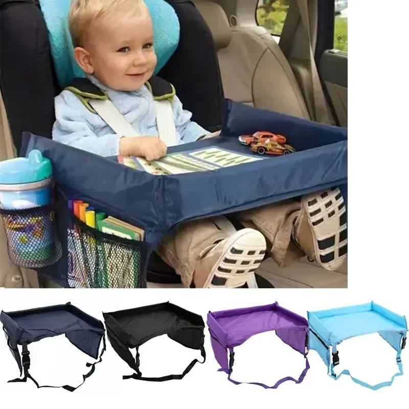 Bandeja De Viagem Do Assento De Carro De Segurança, Mesa De Armazenamento, Lanches, Brinquedos, Copa, Prancheta, Suporte, Carrinho De Bebê, Saco De Suspensão, Segurança