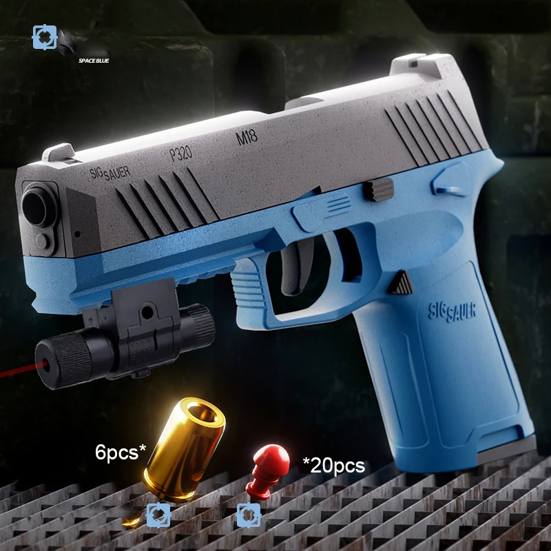 M92 ピストルシェル投射連続発射ブローバックソフト弾丸銃空ぶら下げ誕生日ギフト