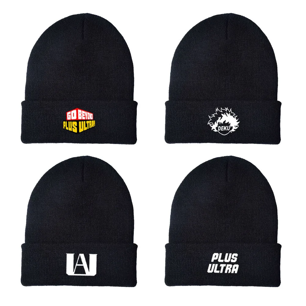 My Hero Academia Deku Midoriya Izuku Strickmützen Hip Hop Caps für Jugendliche
