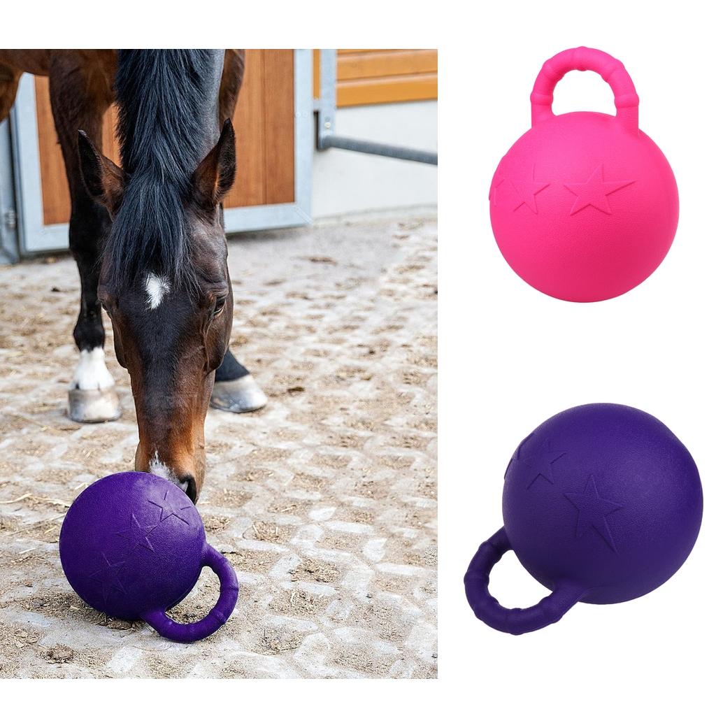 Nặng Ngựa Nhai Bóng Cao Su Ngựa Chắc Chắn Trò Chơi Bóng 25/28Cm Chơi Đồ Chơi Trái Cây Thơm Cho Ngựa đồ Chơi Trò Chơi Bóng Thú Cưng Vui Vui Vẻ