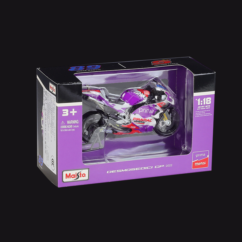 Maisto 1:18 2022 Ducati Pramac Racing # 5 Zarco # 89 Martin con licencia simulación aleación motocicleta modelo juguete colección regalo