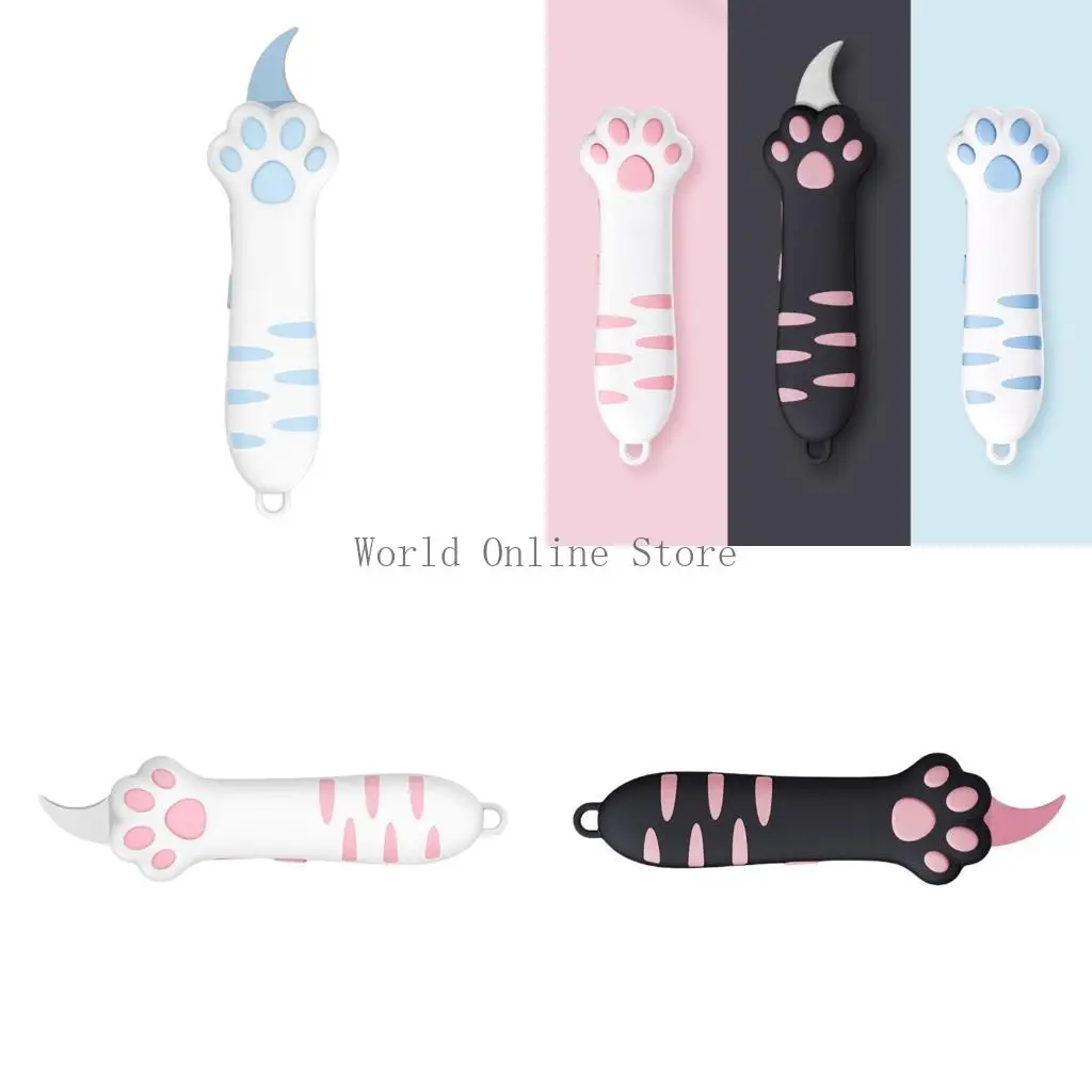 Cats Paws Box Opener Letter Opener Box Cutter Envelope Opener for Home School 87HC