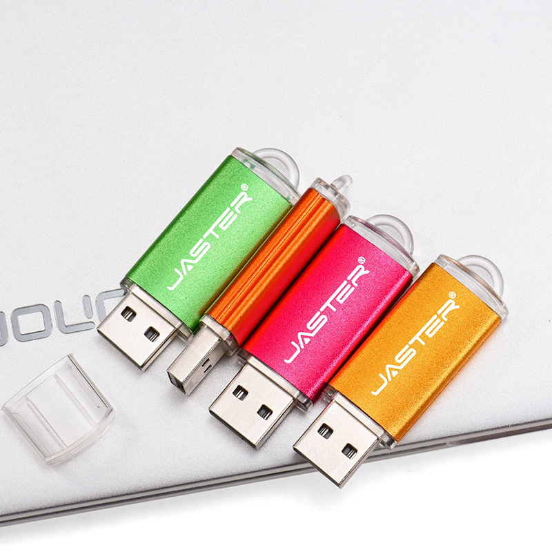 Presentes Criativos Portáteis USB 2.0 Flash Drive com Chaveiro, Real Capacity Plastic OTG, Memory Stick, Disco U, 64GB, 32GB, 16 GB