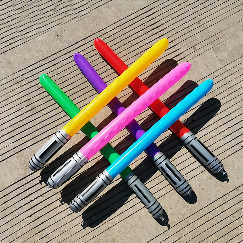 เด็กใหม่ Inflatable Lightsaber ดาบเลเซอร์ของเล่น 100 ซม.Inflatable Stick PVC Inflatable ดาบสําหรับของขวัญเด็ก