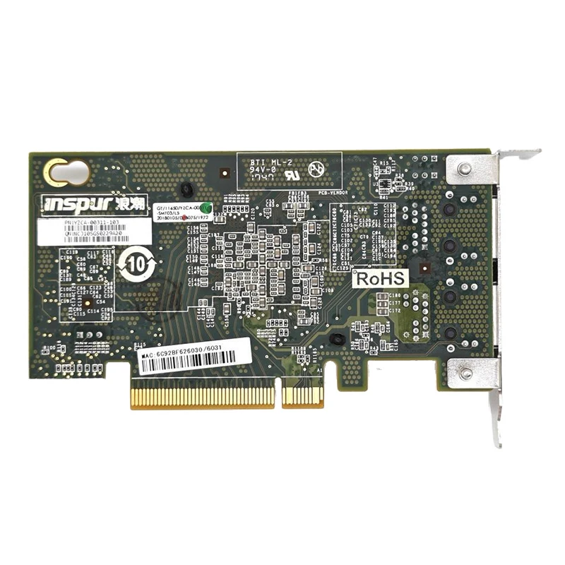 10G Double Port Ethernet Card X540-T2 PCIE-X8 X16 Nework Extend Adapter Support For  Synology NAS And Others