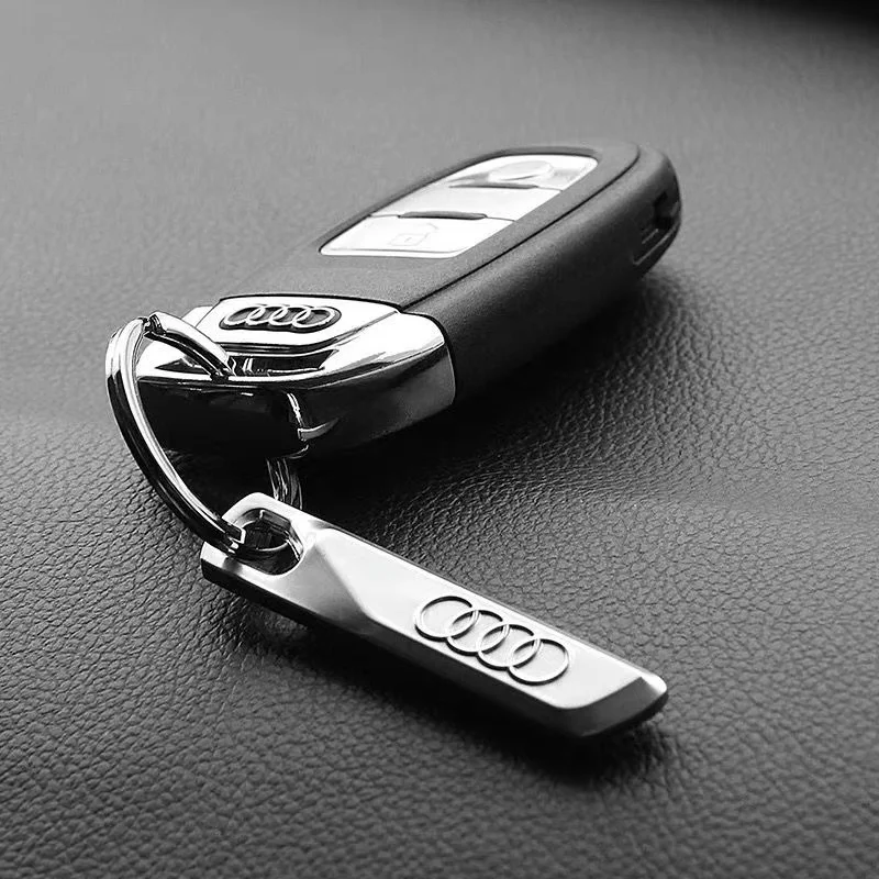 LLavero de aleación de Zinc, llavero de coche, accesorios para AUDI A5 A6 C5 C6 C7 A4 B5 B6 B7 B8 B9 A7 A8 Q7 Q5 Q3 A3 RS TT
