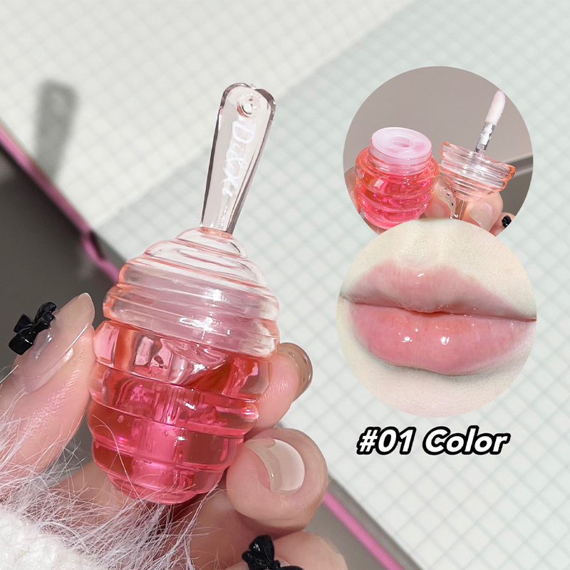 Kleine Honeypot Lipolie Hydraterende en vervagende lippatroon Waterlippenbalsem Dudu Lips