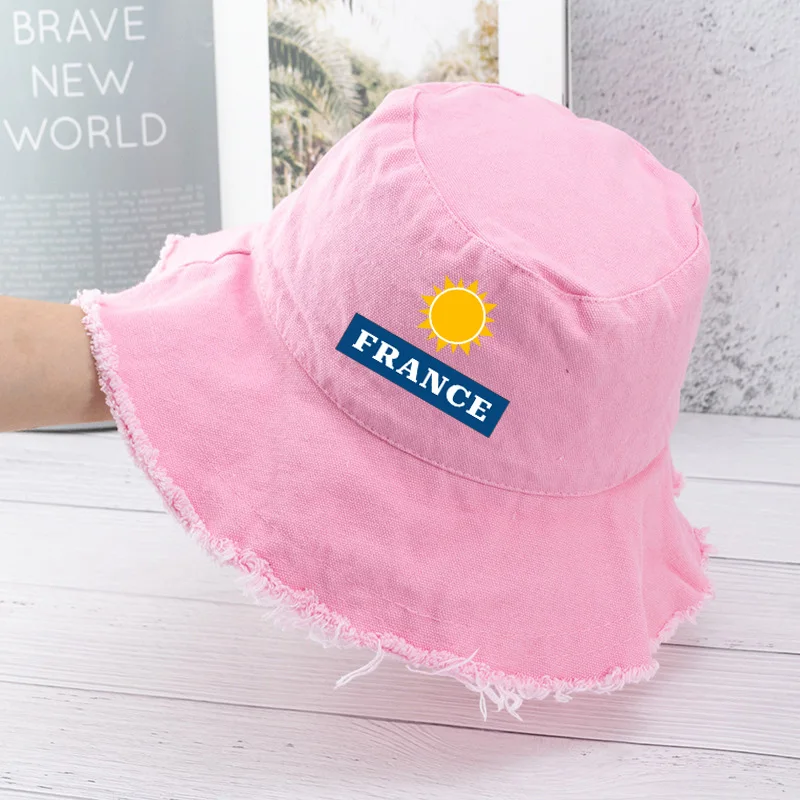 เสื้อกั๊ก Topi memancing สำหรับผู้ใหญ่หมวกทรงบ๊อบขอบดิบแบบฝรั่งเศสสำหรับ unisex ผ้าฝ้ายกลางแจ้งฤดูร้อนฤดูใบไม้ร่วงและฤดูร้อน
