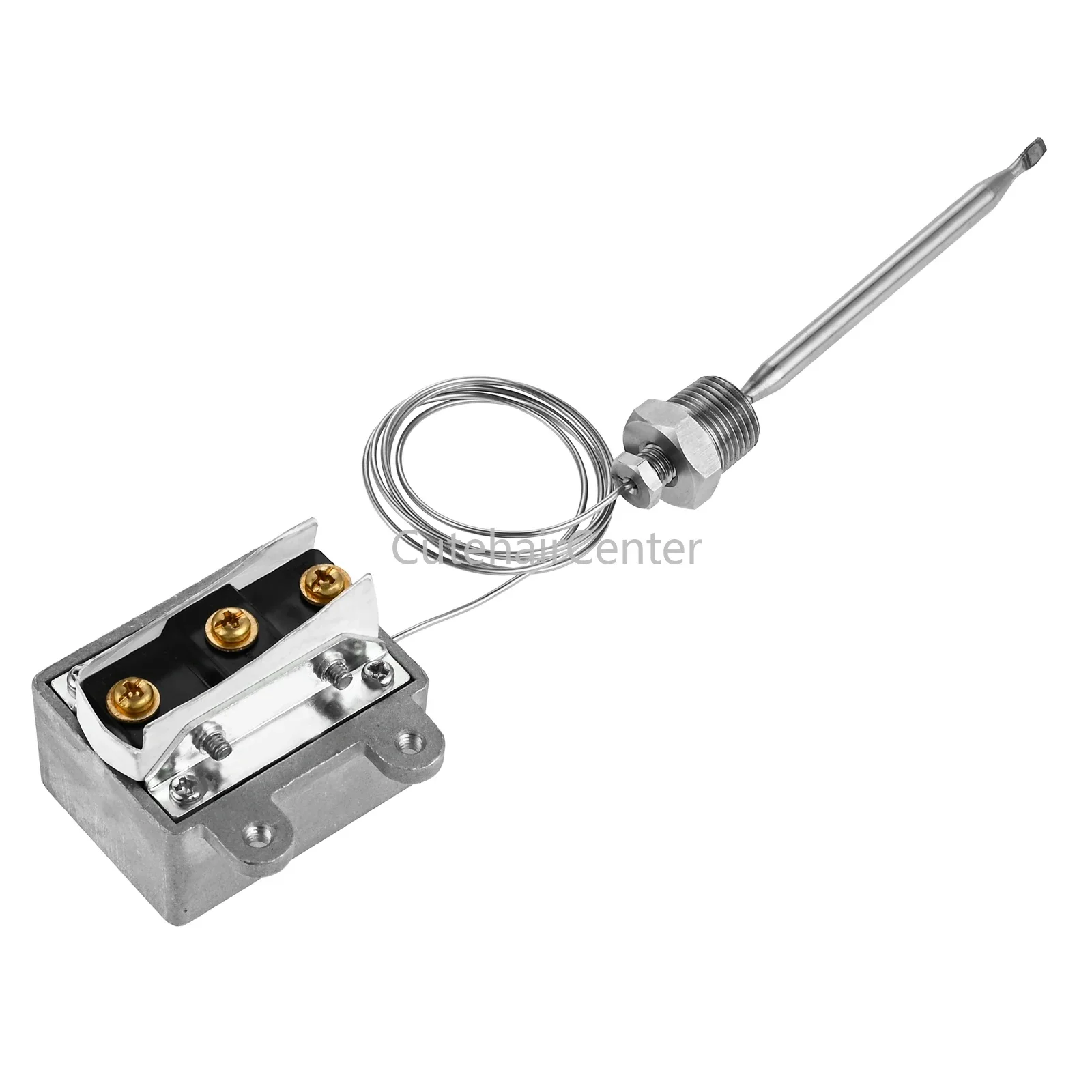 เปลี่ยน 3/8 "High Limit Switch Safety Thermostat สําหรับ 1177 หม้อทอดแก๊สตัด 232 ℃   /450 ℉   เหมาะกับ IF IF-BL IF-COUNTER SMT-XWQ002
