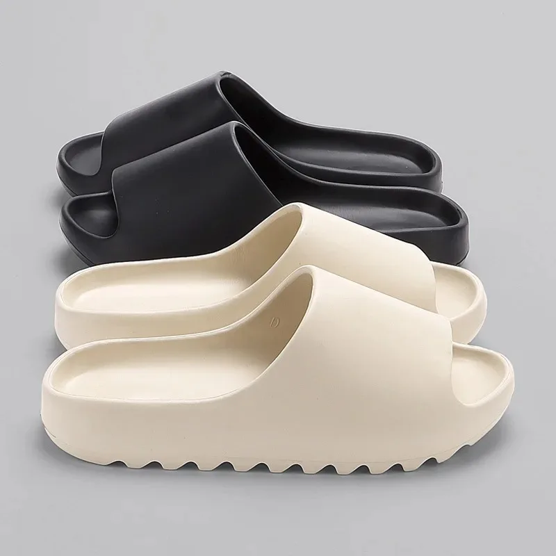 Женские тапочки-облака на толстой платформе, брендовый дизайн, мягкая подошва, уличные домашние шлепанцы, женские летние шлепанцы из ЭВА, лето 2021, пляжные сандалии, шлепанцы