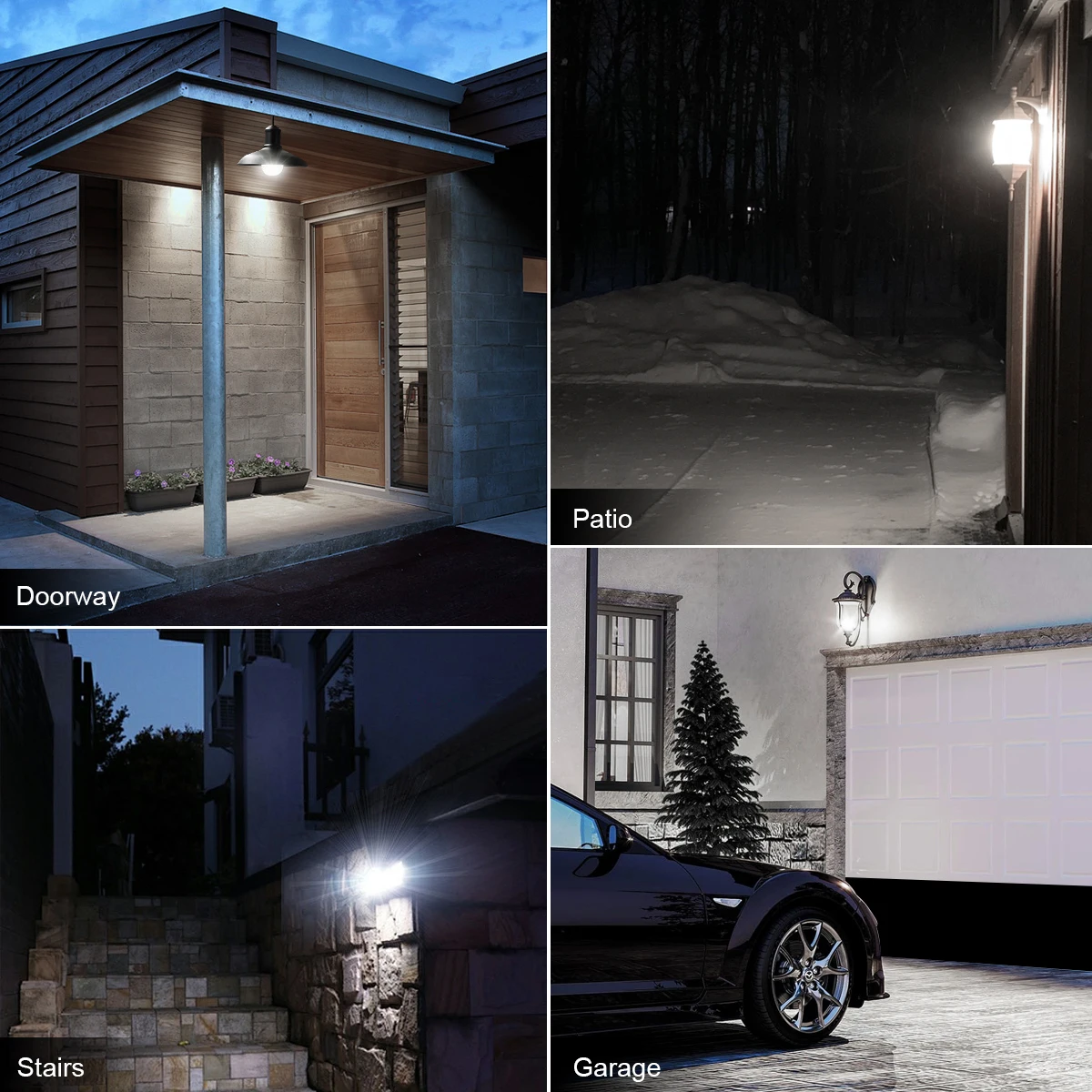 E27 Radar Induction LED Light Bulb 220V Radar Motion Activated Lamp Auto ON/OFF Built-in Radar/Light Sensors For Patio Stair