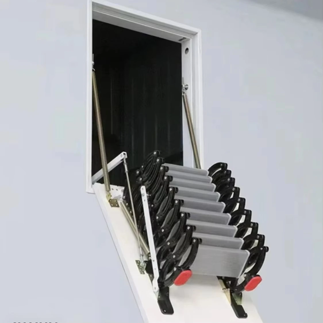 Home Retractable Staircase Side Mounted Telescopic Stairs Telescopic Staircase Side Mounted Hidden Attic Interior
