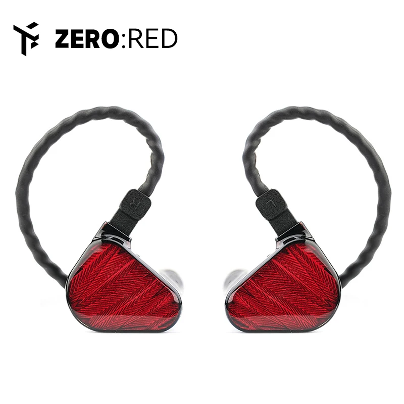 TRUTHEAR x Crinacle ZERO:RED Auriculares internos con controladores dinámicos duales con cable de 0,78 y 2 pines