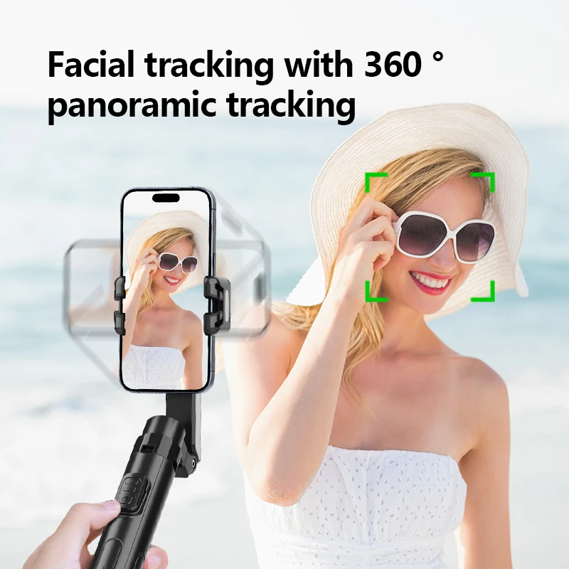 FANGTUOSI C16 2025 NEW Foldable Smartphone Handheld Gimbal Cellphone Video Record Vlog Stabilizer for iPhone 14 Xiaomi Huawei