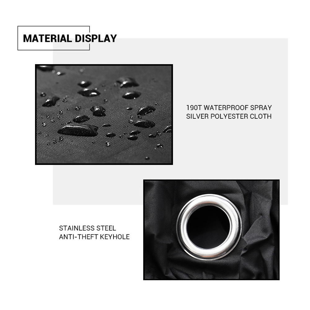 Nova capa de motocicleta funda moto capa de chuva à prova ddustágua poeira uv capa protetora casaco interior ao ar livre moto scooter capa