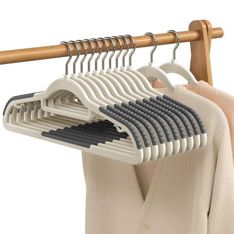 Clothes Household Clothing Storage Anti Slip, Scratch Resistant, Shoulder Corner Drying Rack Heavy Duty Standard Plastic Hangers