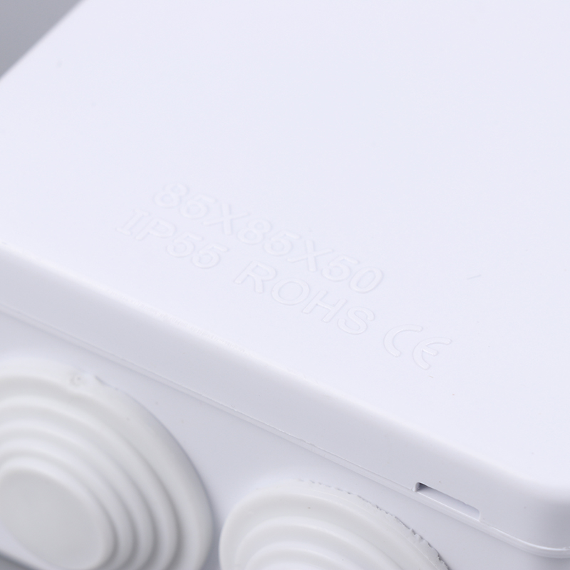 防水電源ボックス,白い接続ケーブルブランチ,DIYワイヤーシェル,電気制御ボックス,ip65
