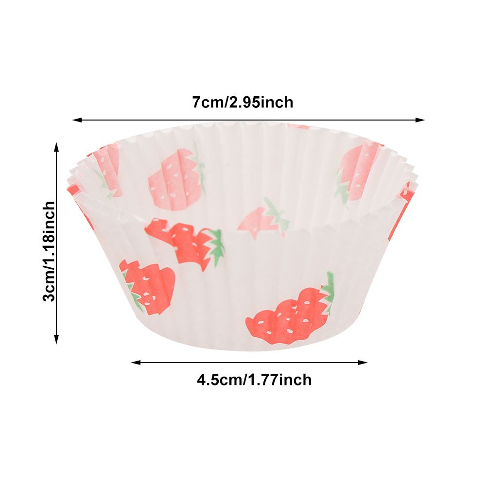 100 шт., Бумажные Формочки для выпечки кексов