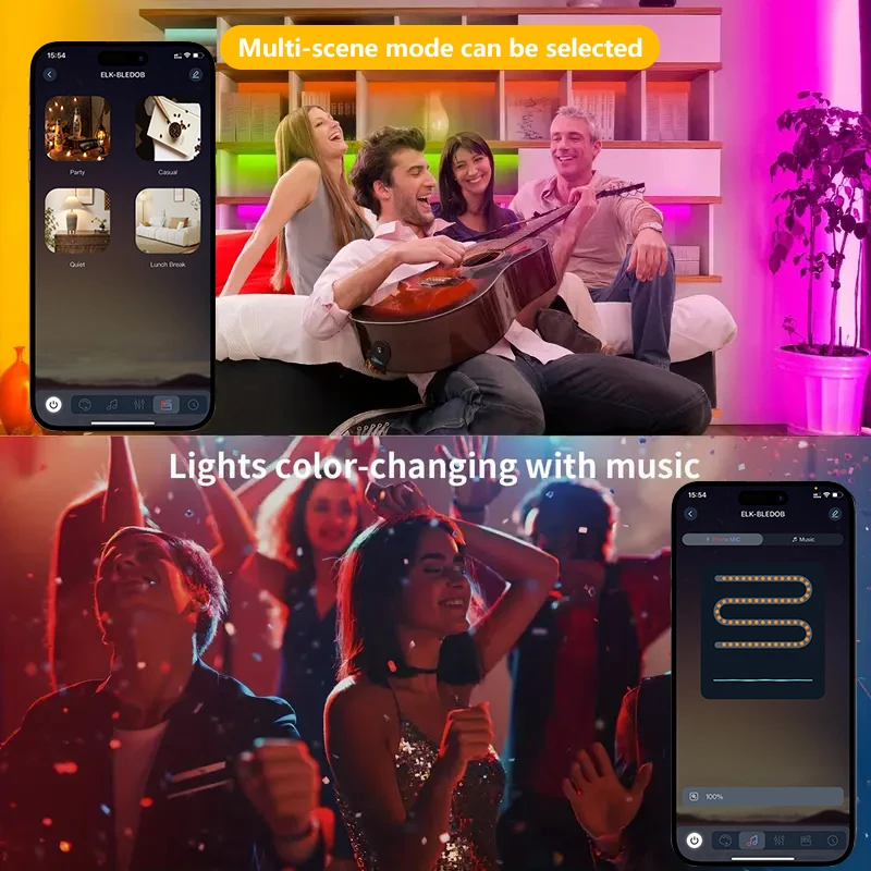5V LED strip lamp RGB with USB 24 key Bluetooth remote control color-changing brightness patch suitable for holiday decoration