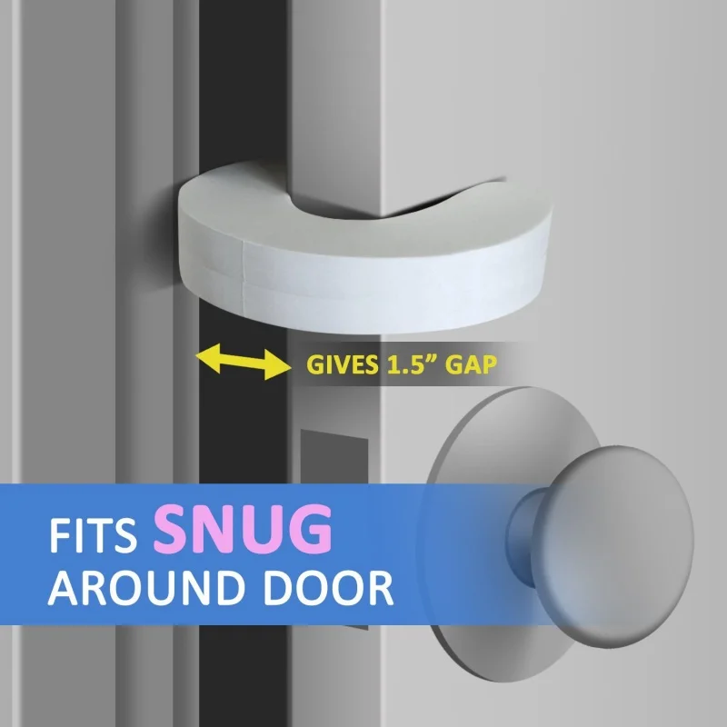 6 個ドアフィンガーピンチガードベビープルーフドアスラムストッパーエクストラソフトフォームプロテクター子供の安全ベビー安全指保護