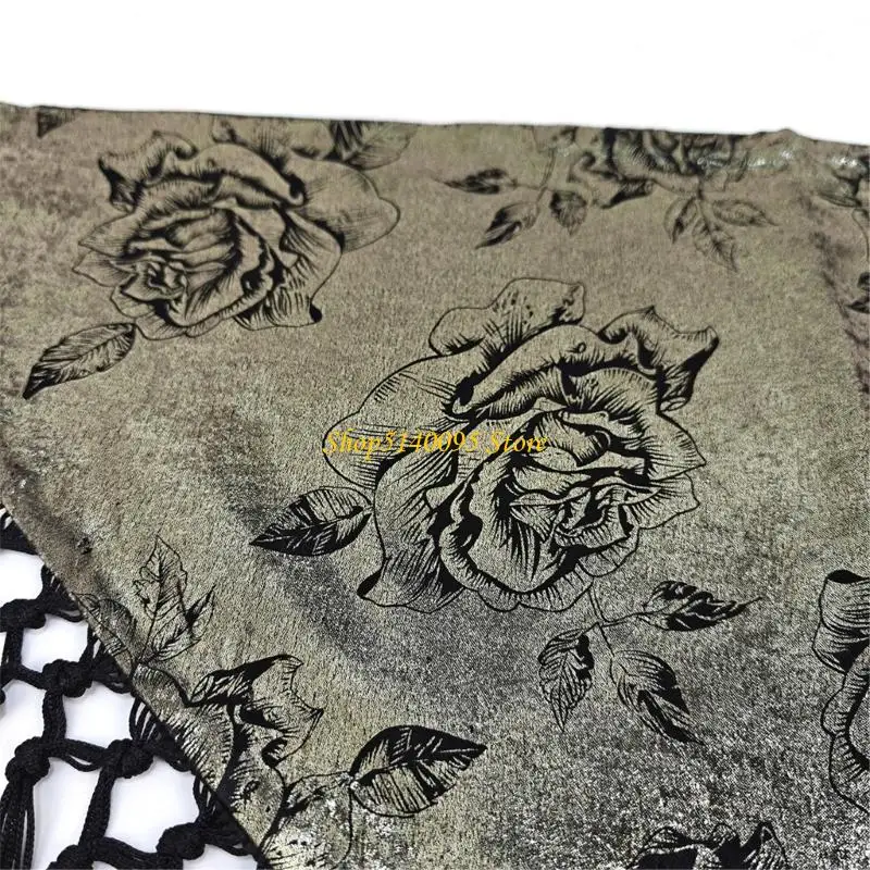 Adjustable Waist Cincher With Ethnic Print Bohemian Styling For Festivals And Casual Outfits