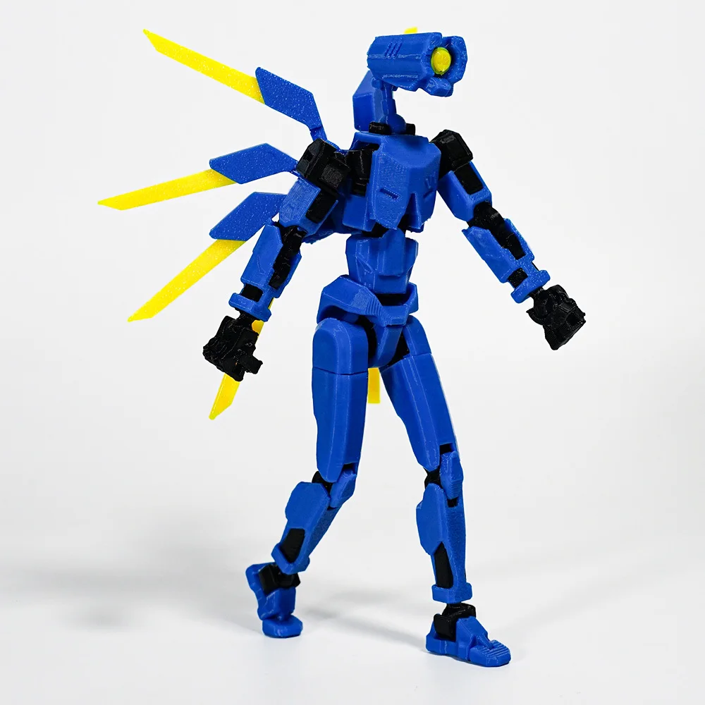 3D Printed Mannequin Dummy 13 Ultrakill V1 Series Toys Action Figures Multi-Jointed Movable Shapeshift Robot Children Gifts