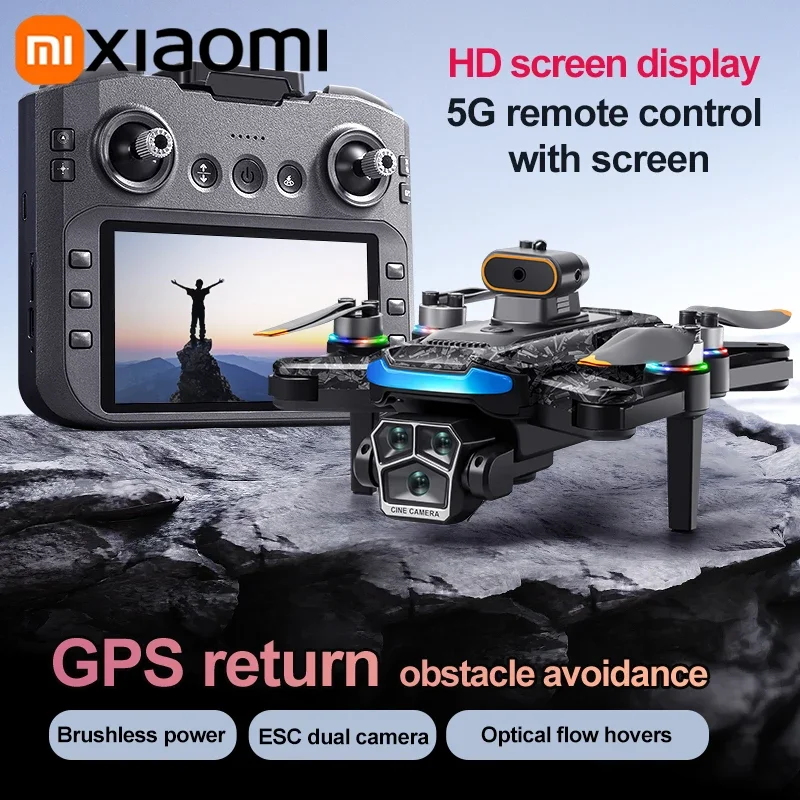 Xiaomi a14 pro max gps sem escova 8k câmera tripla hd fluxo óptico inteligente evitar obstáculos dobrável quadcopter rc drone