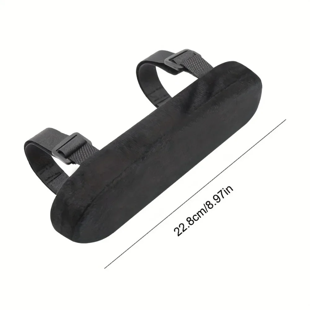 Cuscinetti per braccioli in memory foam per sedia da ufficio Cuscino di supporto per gomito per alleviare la pressione del braccio, coperture universali per sedie da scrivania