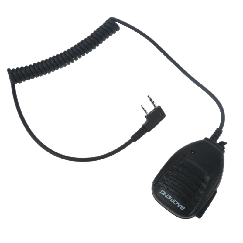กันน้ำ2พินไมโครโฟนขนาดกะทัดรัด Walkie Talkie ไมโครโฟนสำหรับ Baofeng UV-5R BF-888S UV-5RC UV-5RE V85 Two Way วิทยุ