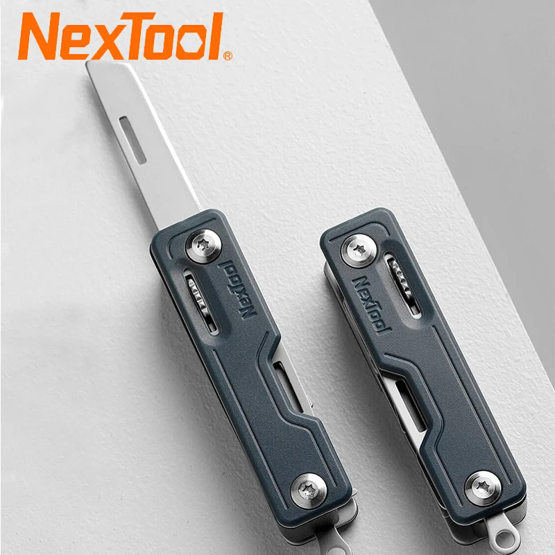 Nextool 10 en 1 EDC multiherramientas cuchillo multifuncional desembalar cuchillo tijeras destornillador herramienta plegable para acampar al aire libre