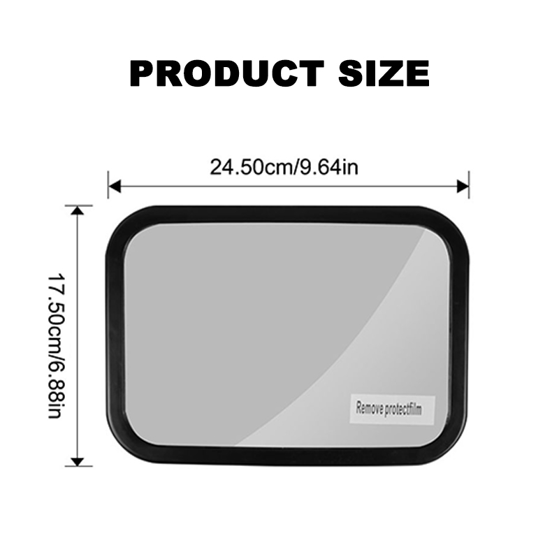 Monitor do bebê espelho interior assento de carro volta encosto de cabeça espelho para espelhos do bebê crianças assento traseiro monitor de segurança rotação de 360 graus