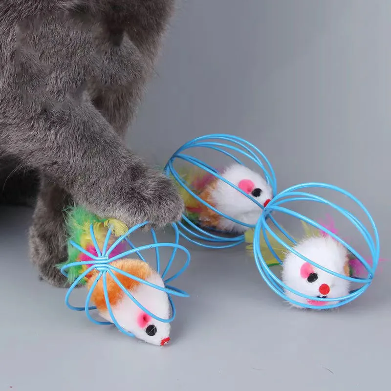 Kooi muis zelf-seksueel kattenspeelgoed pluche gesimuleerde kleur muisspeelgoed plagen kattenbalspeelgoed