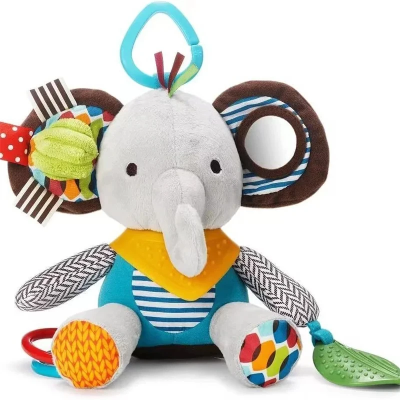 Giocattoli per bambini Montessori Bambole di peluche morbide Kawaii Passeggini di animali Giocattoli pendenti per neonati Ragazzi Ragazze Regalo di compleanno per bambini