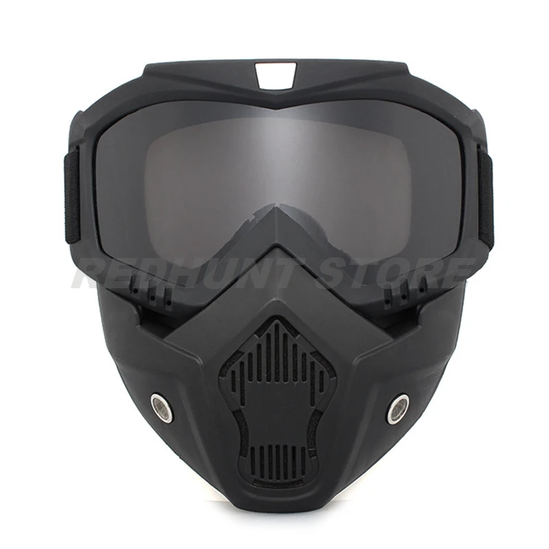 ยุทธวิธีขี่จักรยานหน้ากาก Goggles UV Windproof Anti-Fog ปรับได้แว่นตายุทธวิธี CS/Paintball