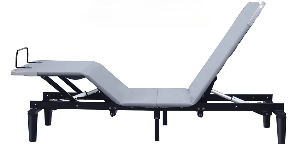 Quadro de cama ajustável elétrica com massagem para casa e hotel, móveis inteligentes, Cama, ajustável, king ou queen size, moderno
