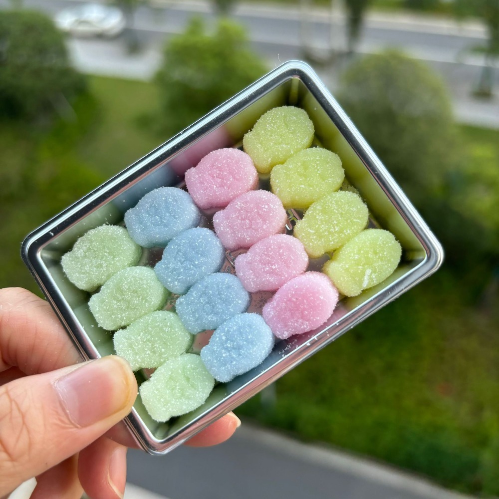 20/30/50/100Pcs Soft TPR Pinch Toy Colorful Mini Cat Claw Snapper Slow Rebound Squishy Healing Decompression Toy