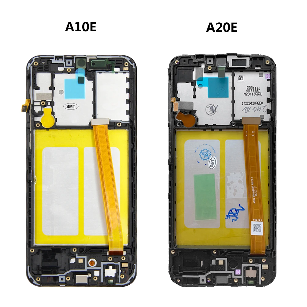 คุณภาพสูงสําหรับ Samsung A20E A202 จอแสดงผล LCD Touch Screen Digitizer ASSEMBLY สําหรับ Samsung A10E A102 SM-A102U หน้าจอ LCD