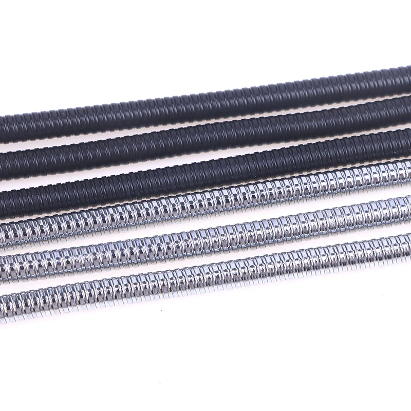 LED M4 nero argento microfono tubo di posizionamento due denti esterni M4 tubo flessibile serpente