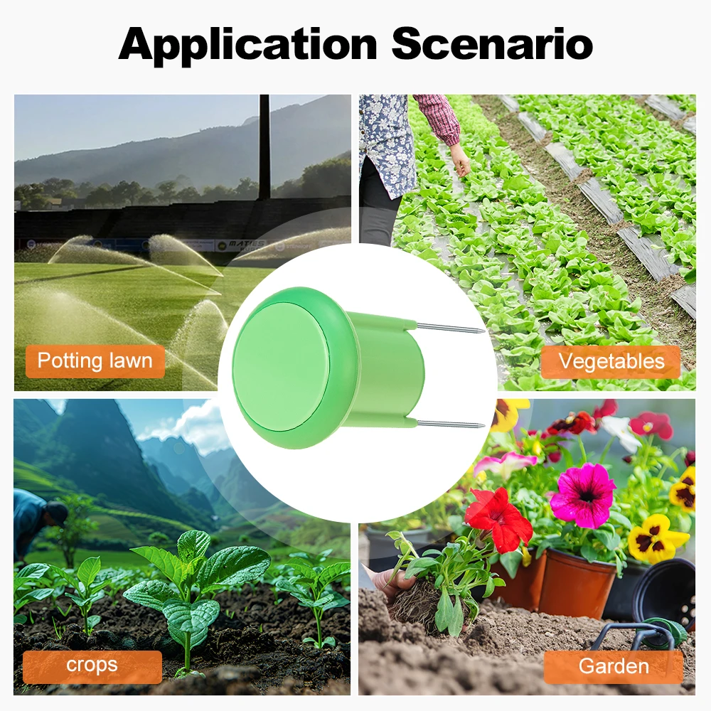 Tuya Zigbee อัจฉริยะเครื่องวัดความชื้นในดินอุณหภูมิและความชื้น Plant Monitor เครื่องตรวจจับสวนปลูกสําหรับ Google Alexa