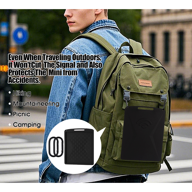 Suitable for Starlink Mini Protective Cover, Silicone Anti-slip, with Buckle, Dustproof and Waterproof Protective Cover