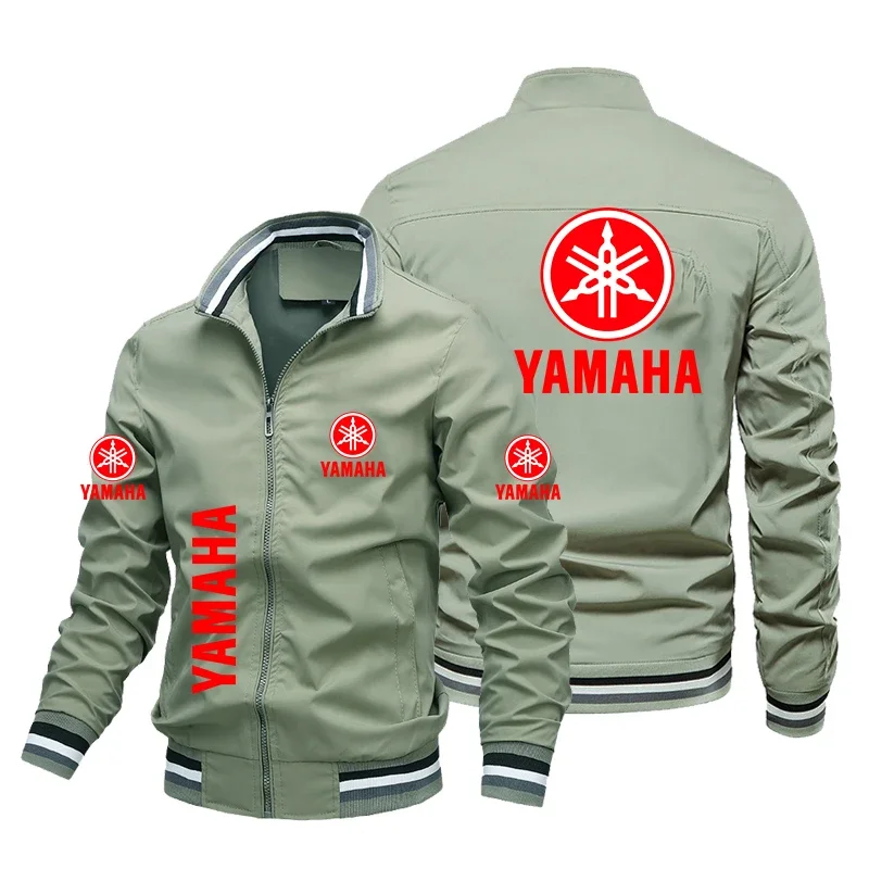 2025 nieuwe zomer heren Yamaha logo bedrukte aangepaste jas mode motorfiets bikerjack bomberjack herenkleding jassen