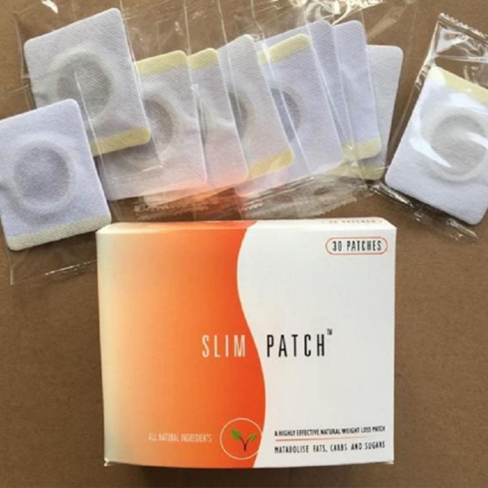 30 Uds parches adelgazantes perder peso rápido vientre parche delgado quema grasa desintoxicación Abdominal defecación pegatinas para el ombligo